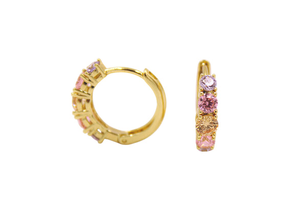Arnavutköy Pastel Swarovski Küpe